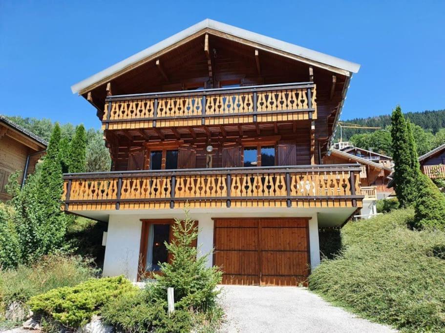 Chalet Individuel 8 Pers A Chatel Porte Du Soleil Avec Jacuzzi Exterieur Exteriör bild